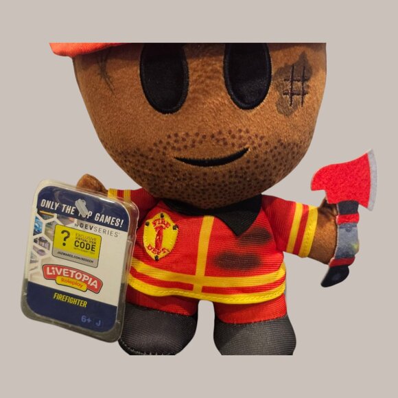 Devseries Livetopia Firefighter Collector Plush Polyester Plush (with code) - Picture 3 of 5